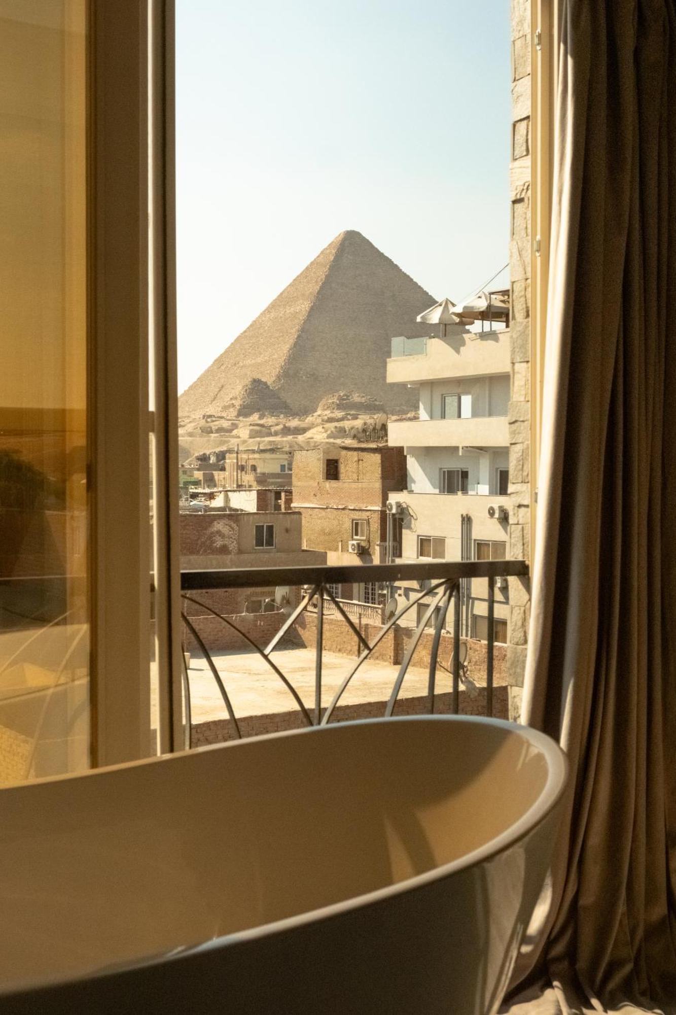 Jimmy Pyramids Hotel Kafret el-Gabal Extérieur photo